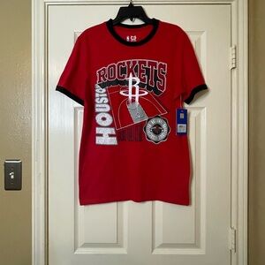 Ultra Game NBA Red Houston Rockets T-Shirt Size: S